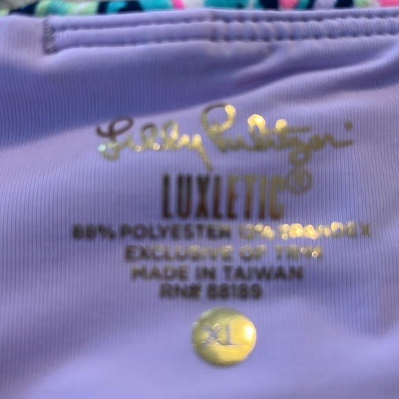 Lilly Pulitzer Leggings.  size xl. like new - Picture 4 of 4